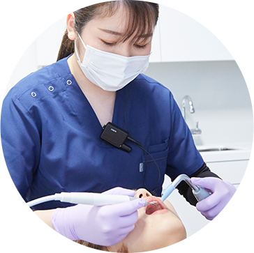 治療後のトラブル予防の口腔管理